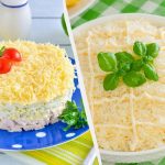 Обилна салата от бутер тесто „Нежност“: не мога да спра